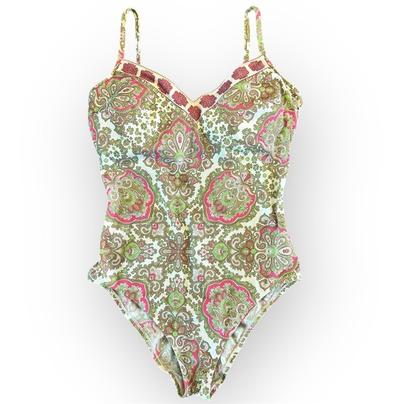 La Perla Other - La Perla Paisley One-Piece Swimming Suit